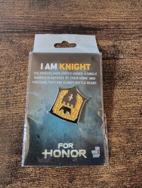 2017 PS4 Xbox One PC Ubisoft For Honor "I Am Knight" Promo Pin